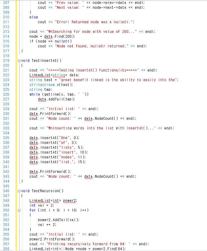 Project 1 - Templated Linked List Overview The | Chegg.com