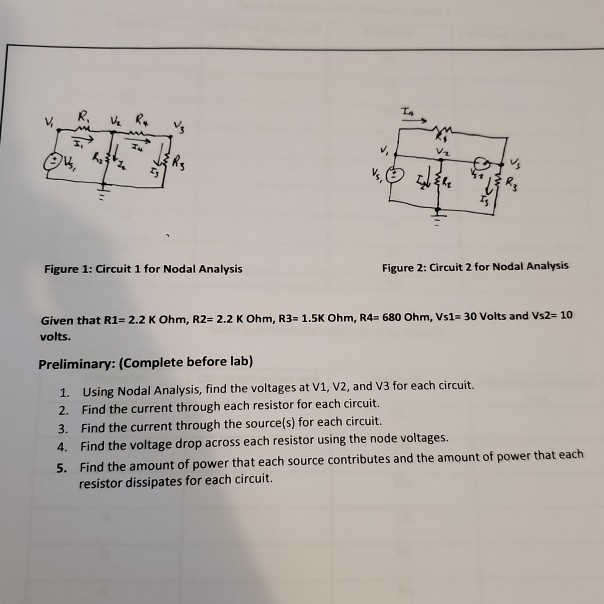 Solved Figure 1 Circuit 1 For Nodal Analysis Figure 2 Chegg Solved Figure 1 Circuit 1 For Nodal Analysis Figure 2 Chegg