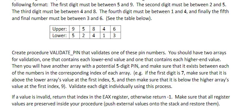 Note this is assembly language not c++ or java. I | Chegg.com