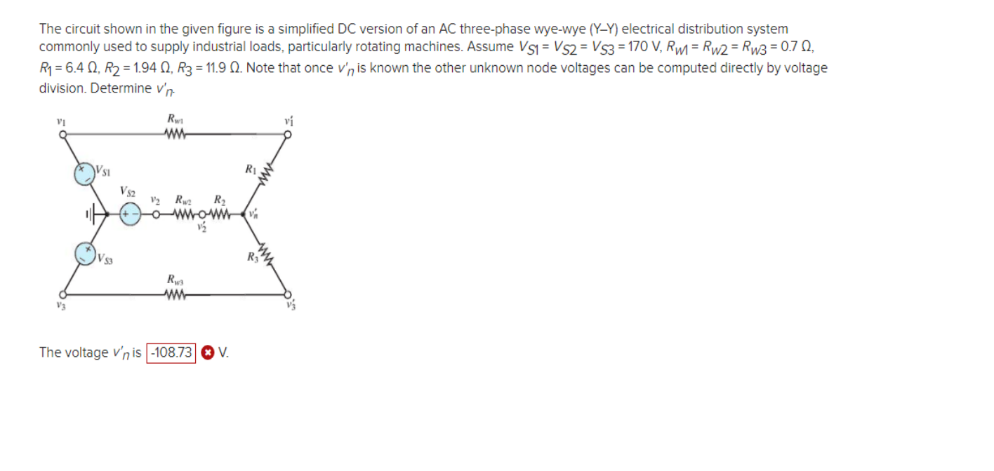 Solved The circuit shown in the given figure is a simplified | Chegg.com