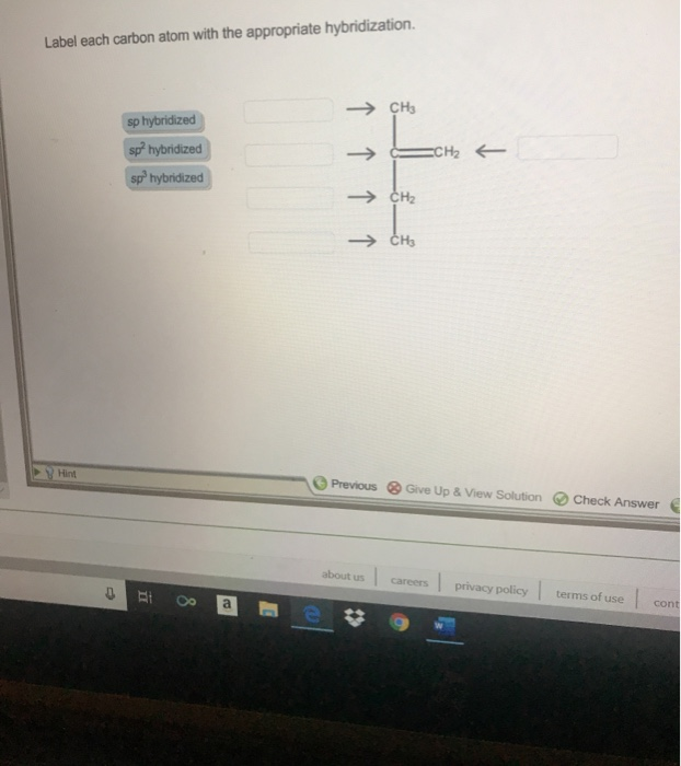 Solved Label each carbon atom with the appropriate