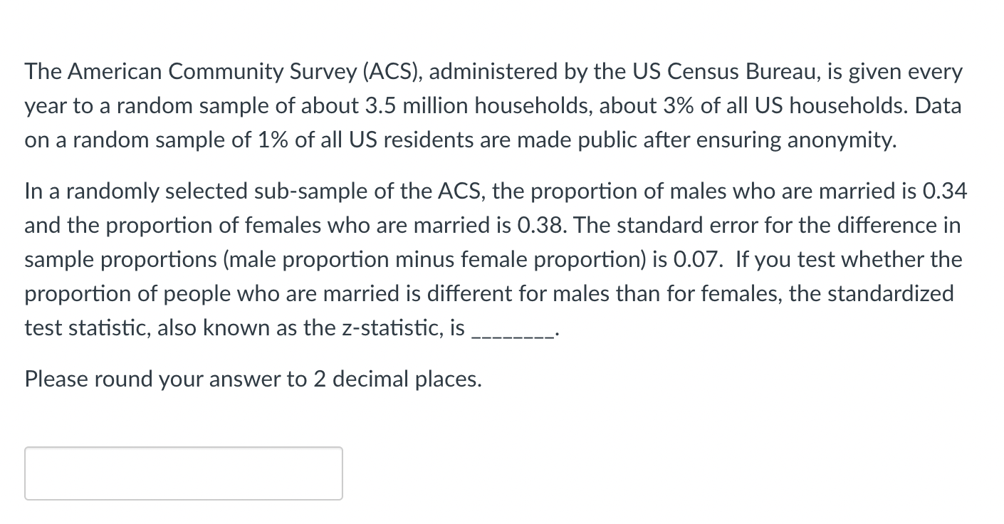 Login  American Community Survey (ACS)