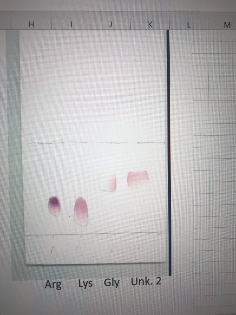 Solved THIN LAYER CHROMATOGRAPHY Unknown number TABLE 22 | Chegg.com