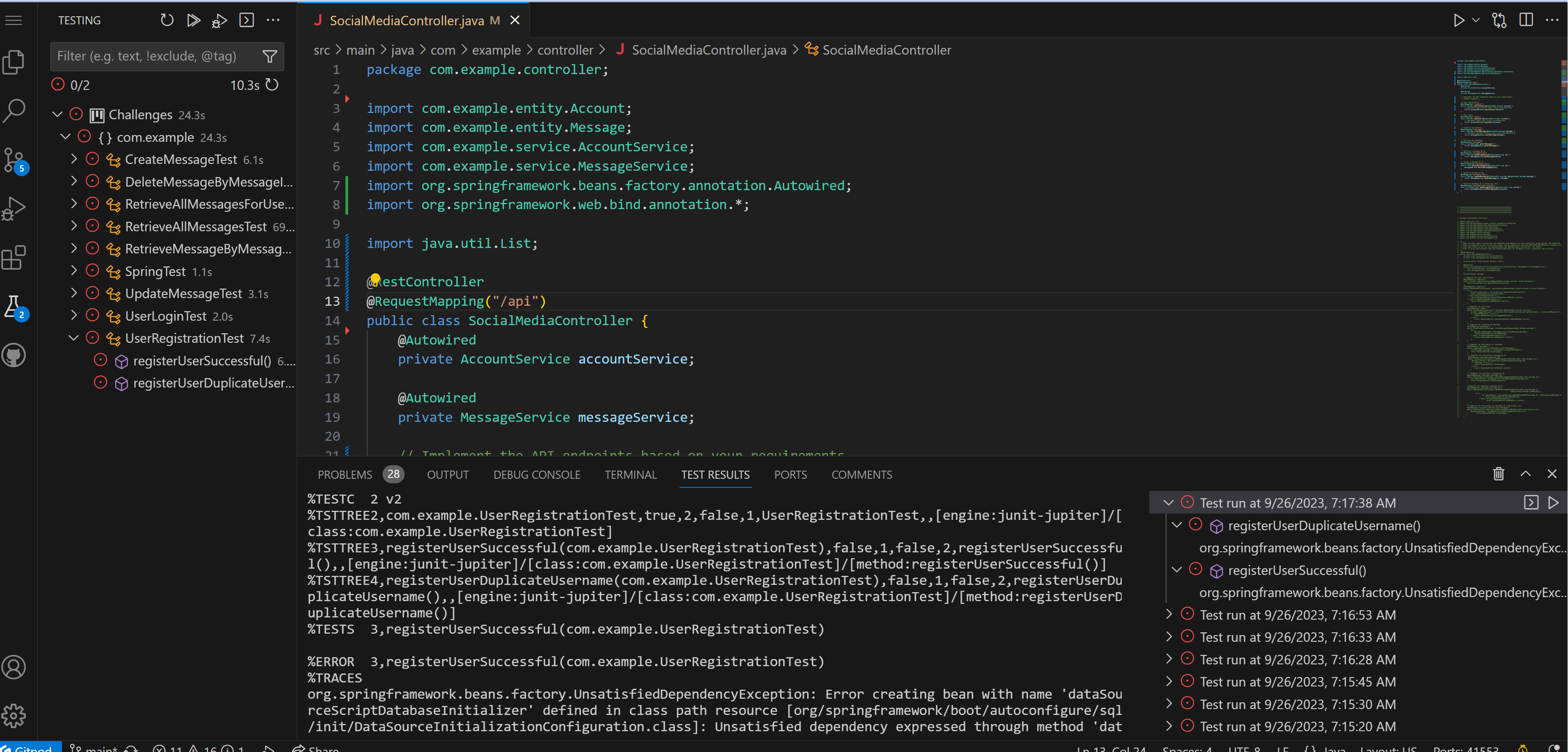 Solved None of the code passes when I run the program. I've | Chegg.com
