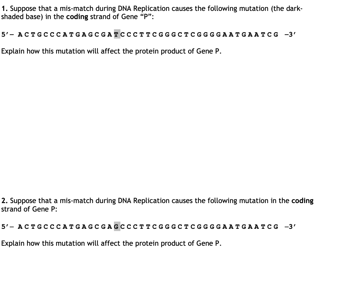 Solved Exercise 1 Codons Complete the following chart using