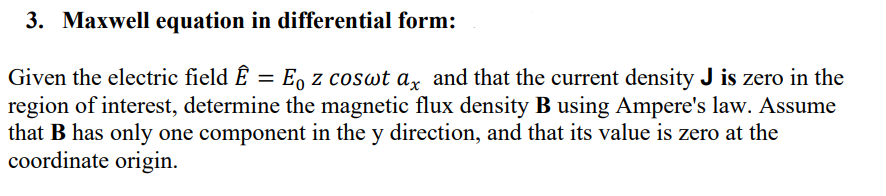 maxwell first equation in differential form