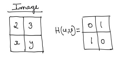 Solved Apply Homomorphic Filtering On The Following 2x2 Chegg Com