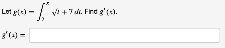Let G X C Ve 7 Dt Find G X G X Chegg Com