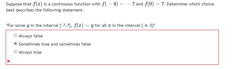 Solved Suppose That F Ae Is A Continuous Function With F Chegg Com