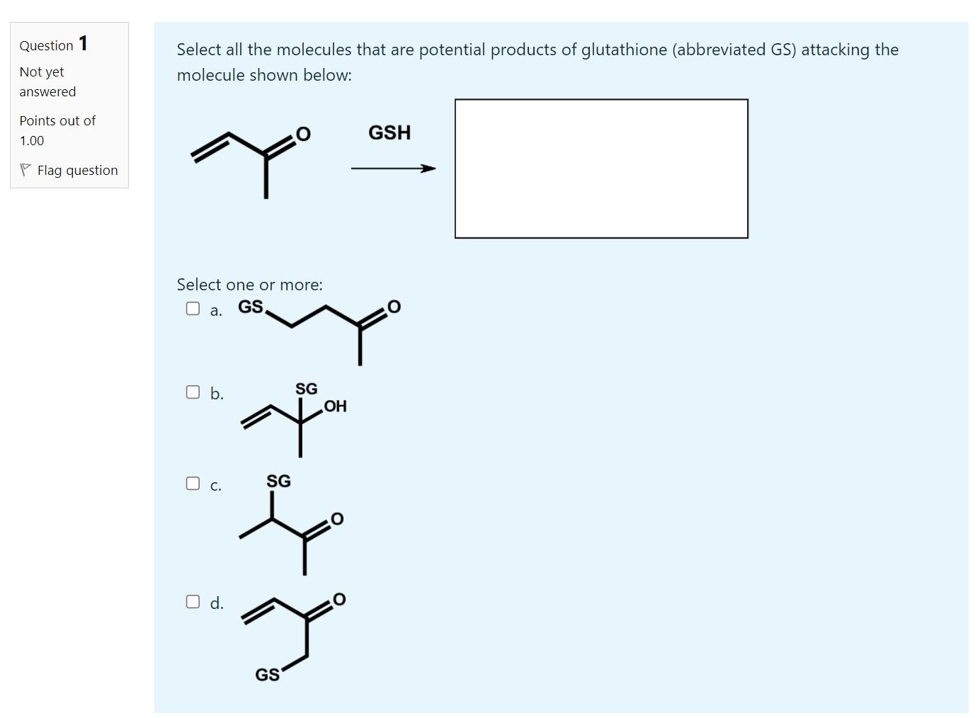 Solved Question 1 Select all the molecules that are | Chegg.com