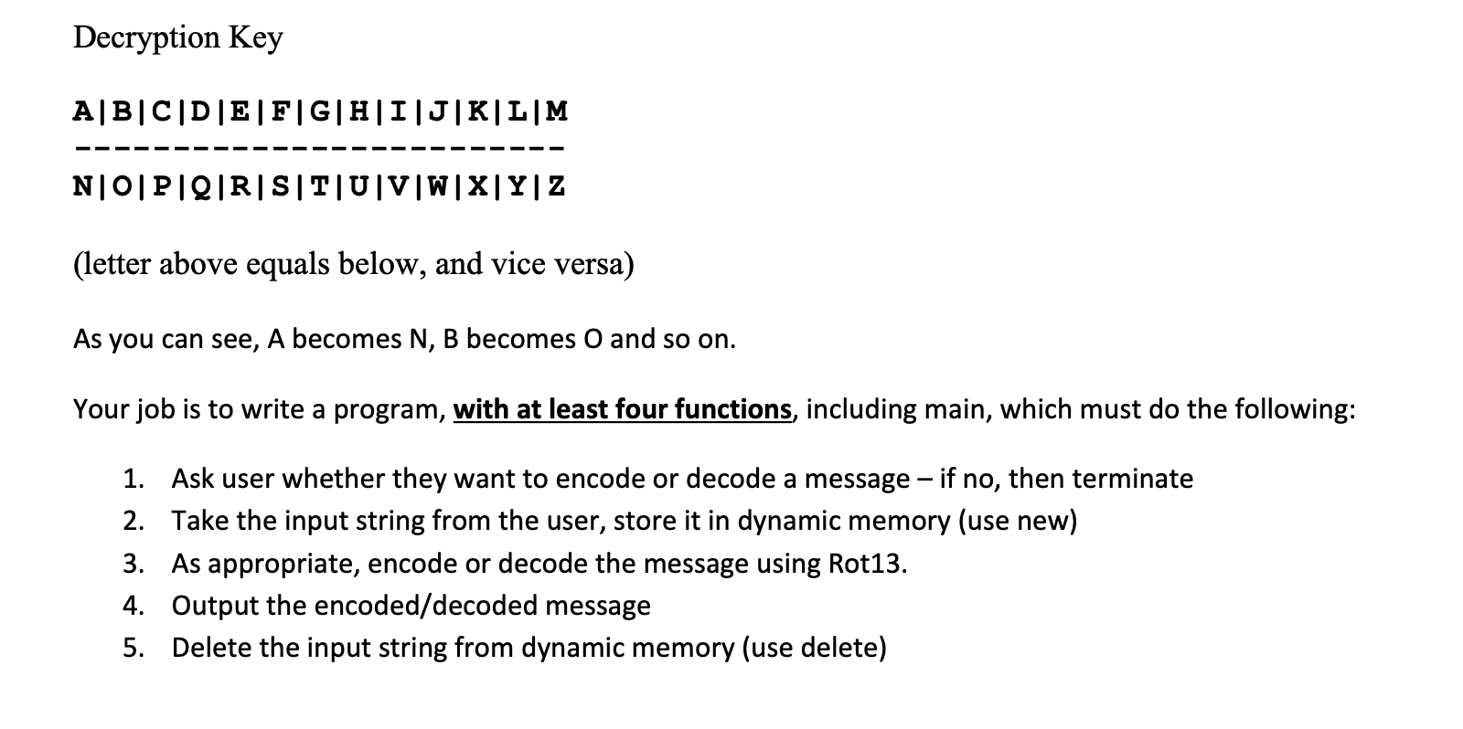 Solved Decryption Key A B C D E F G H I J K L M