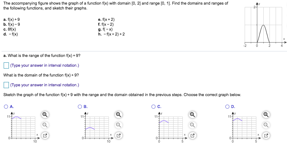 Functions: Domain & Range (Graphs) Part 2 of 2 