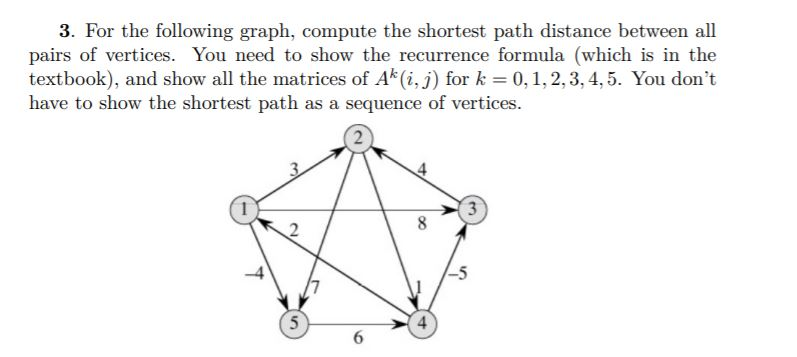 3-for-the-following-graph-compute-the-shortest-path-chegg