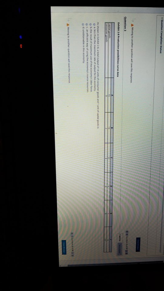 solved question completion status o decrease output... Solved Question Completion Status: Moving to another | Chegg.com