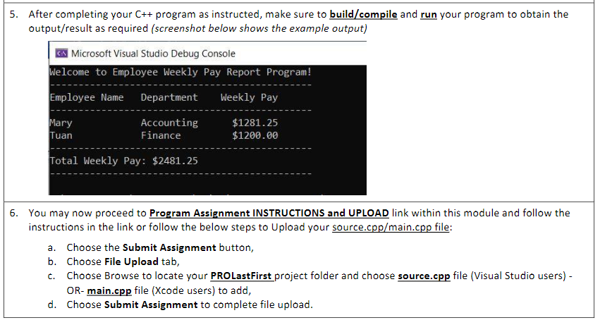 Solved 2. Create C++ source file within the above project | Chegg.com