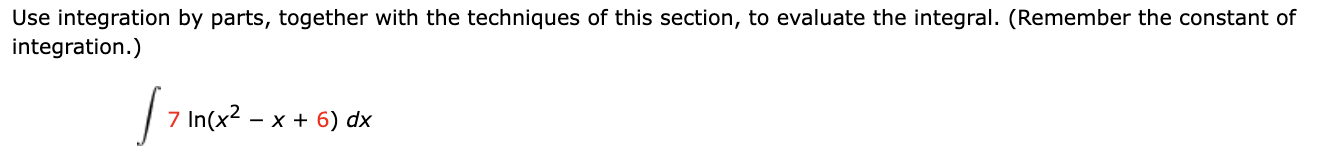 Solved Use integration by parts, together with the | Chegg.com