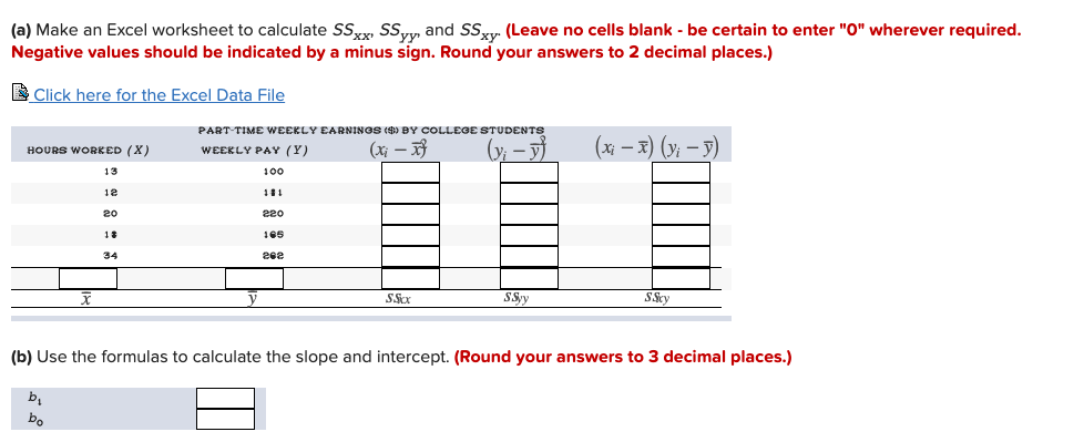 Ssxx ssyy and ssyy calculator