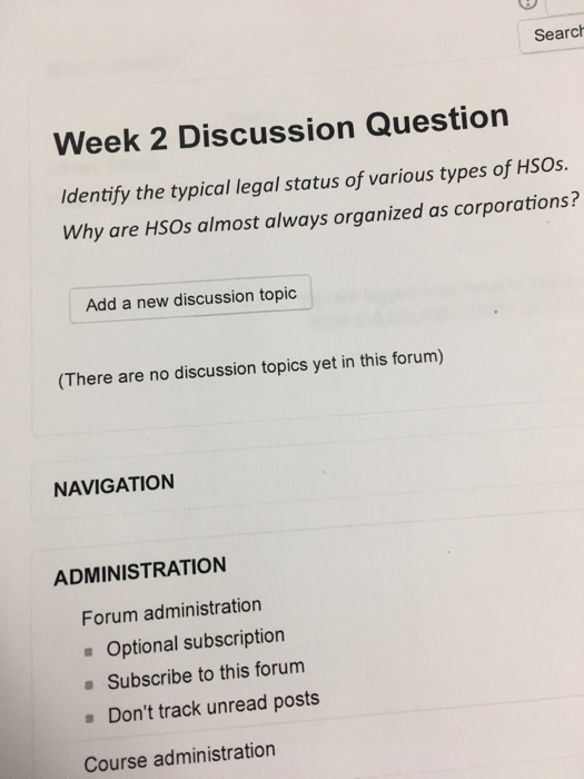 Identify the typical legal status of various types of