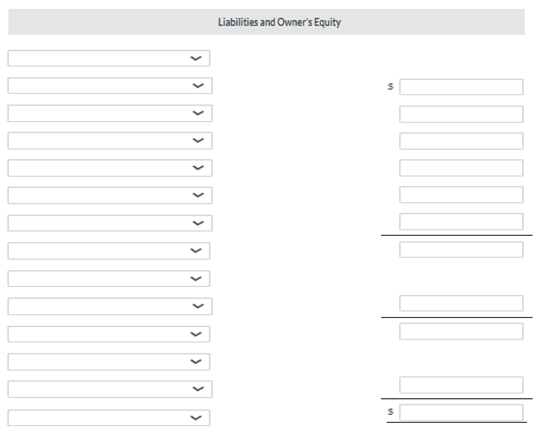 Solved Prepare a classified balance sheet. (List Current