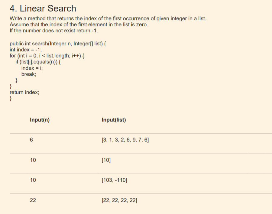 Solved TY 6.4.1: Find the next occurrence of an element in