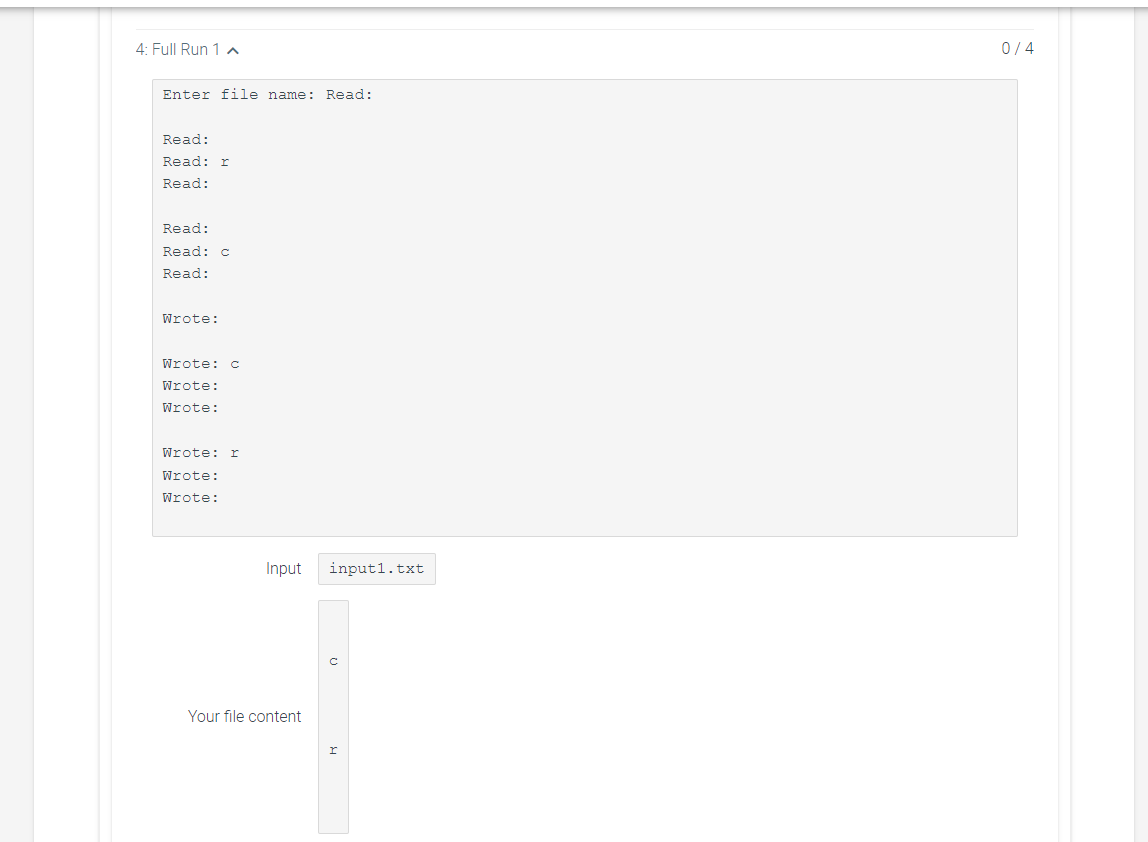 Solved HELP ASAP ZYBOOKS C PROGRAMMING ASSIGNMENT! File I/O | Chegg.com