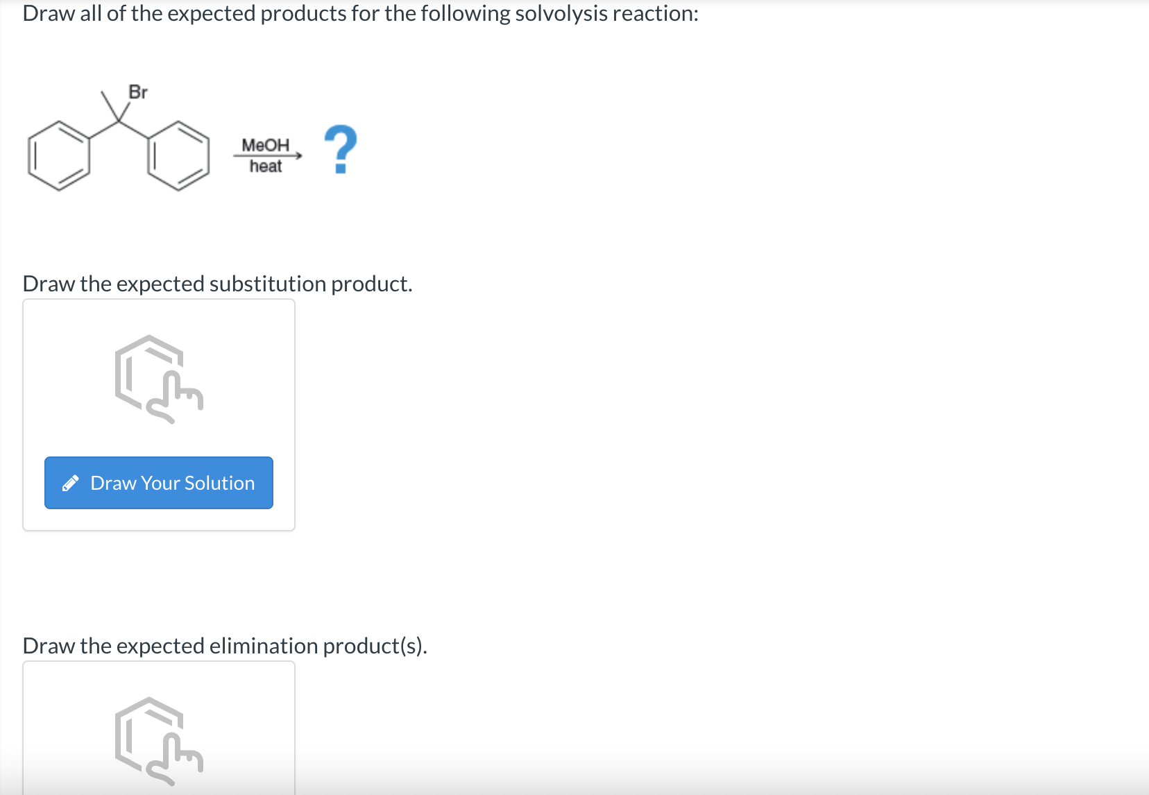 Solved Draw all of the expected products for the following