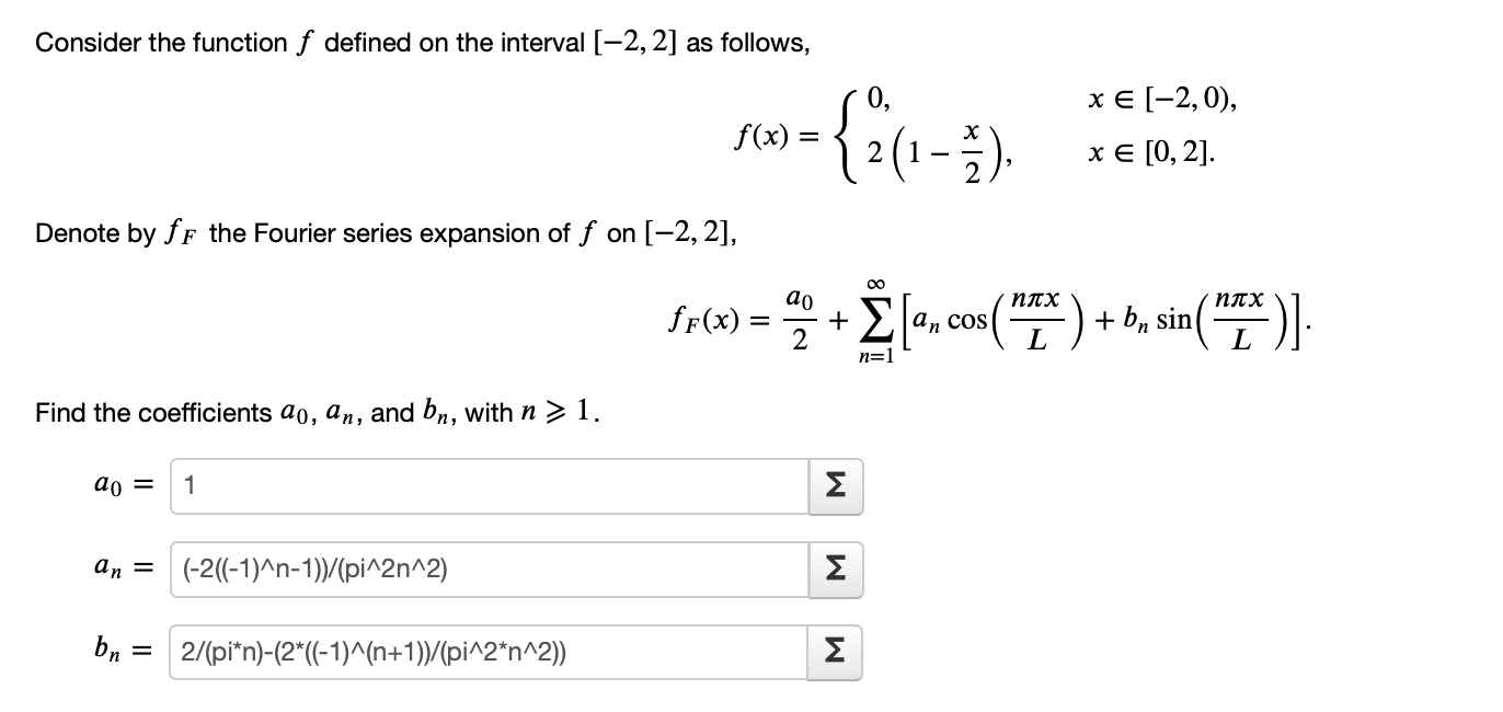Solved Consider the function f defined on the interval [-2, | Chegg.com