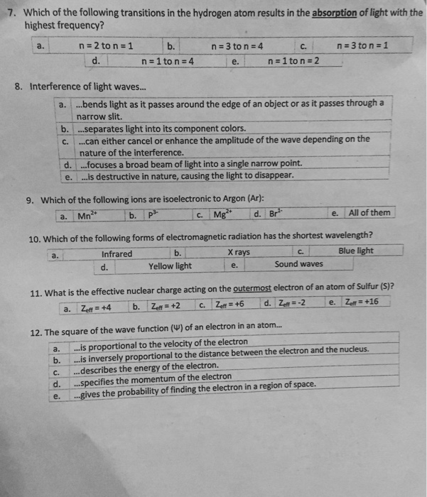 solved-which-of-the-following-transitions-in-the-hydrogen-chegg