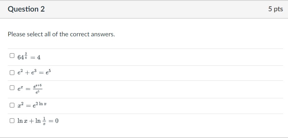 Solved Please select all of the correct answers. | Chegg.com