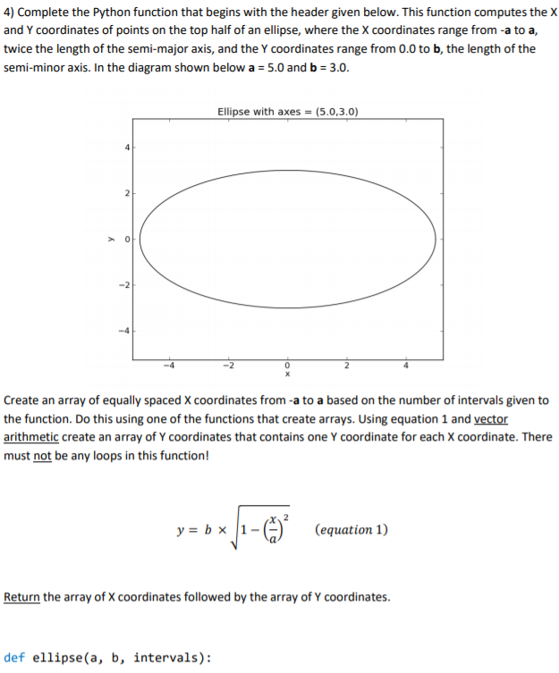 Solved 4) Complete the Python function that begins with the | Chegg.com