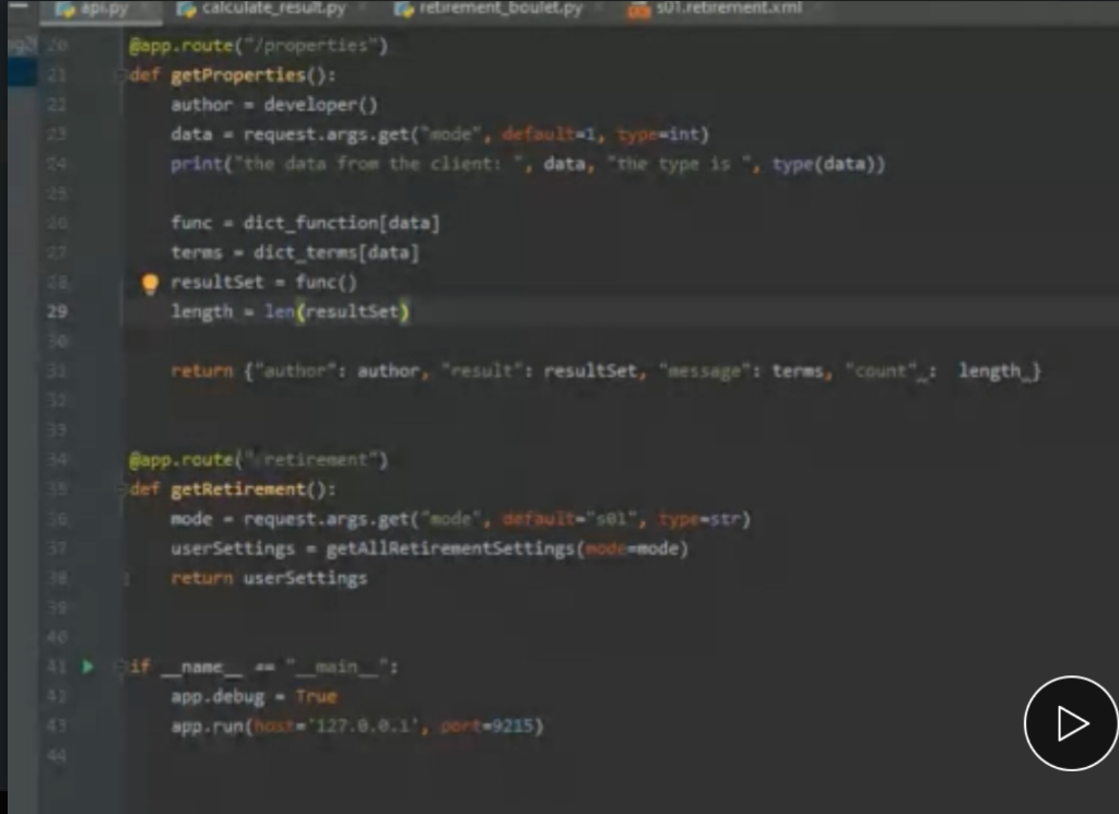 Solved Print out the xml setting data in the calculated.py, | Chegg.com