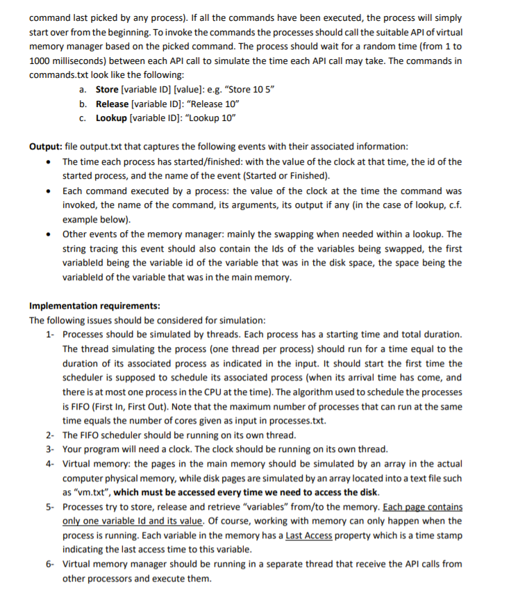 Solved The main objective of this assignment is to simulate | Chegg.com