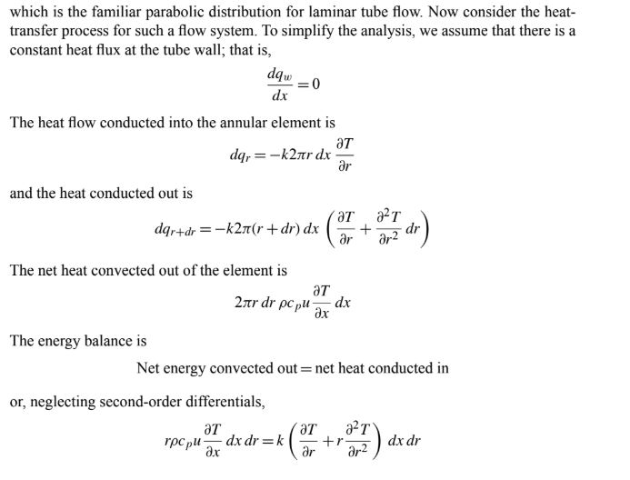 Solved For fully developed laminar flow through a | Chegg.com