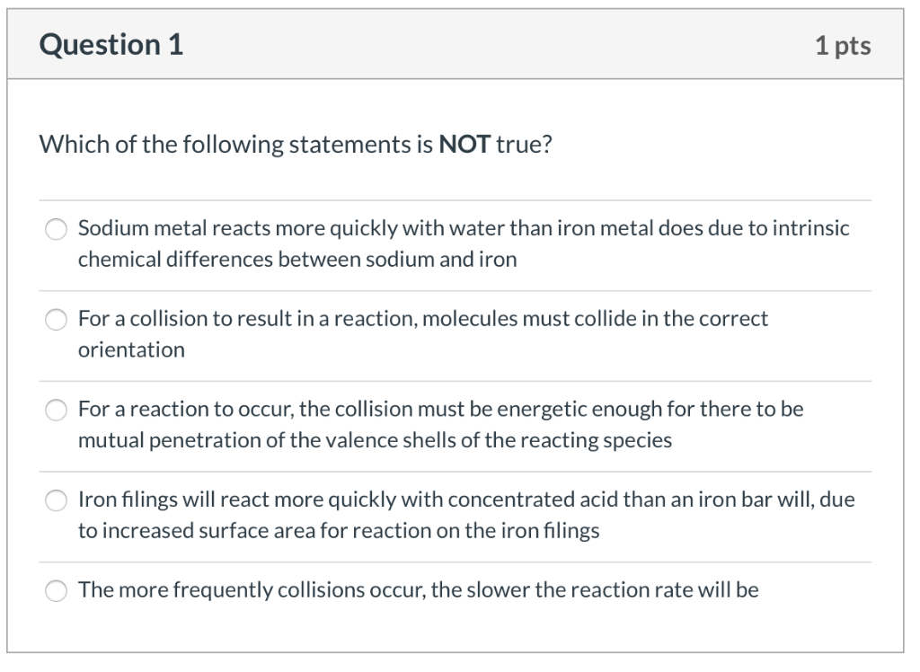 Which Of These Statements Is Not True About Iron