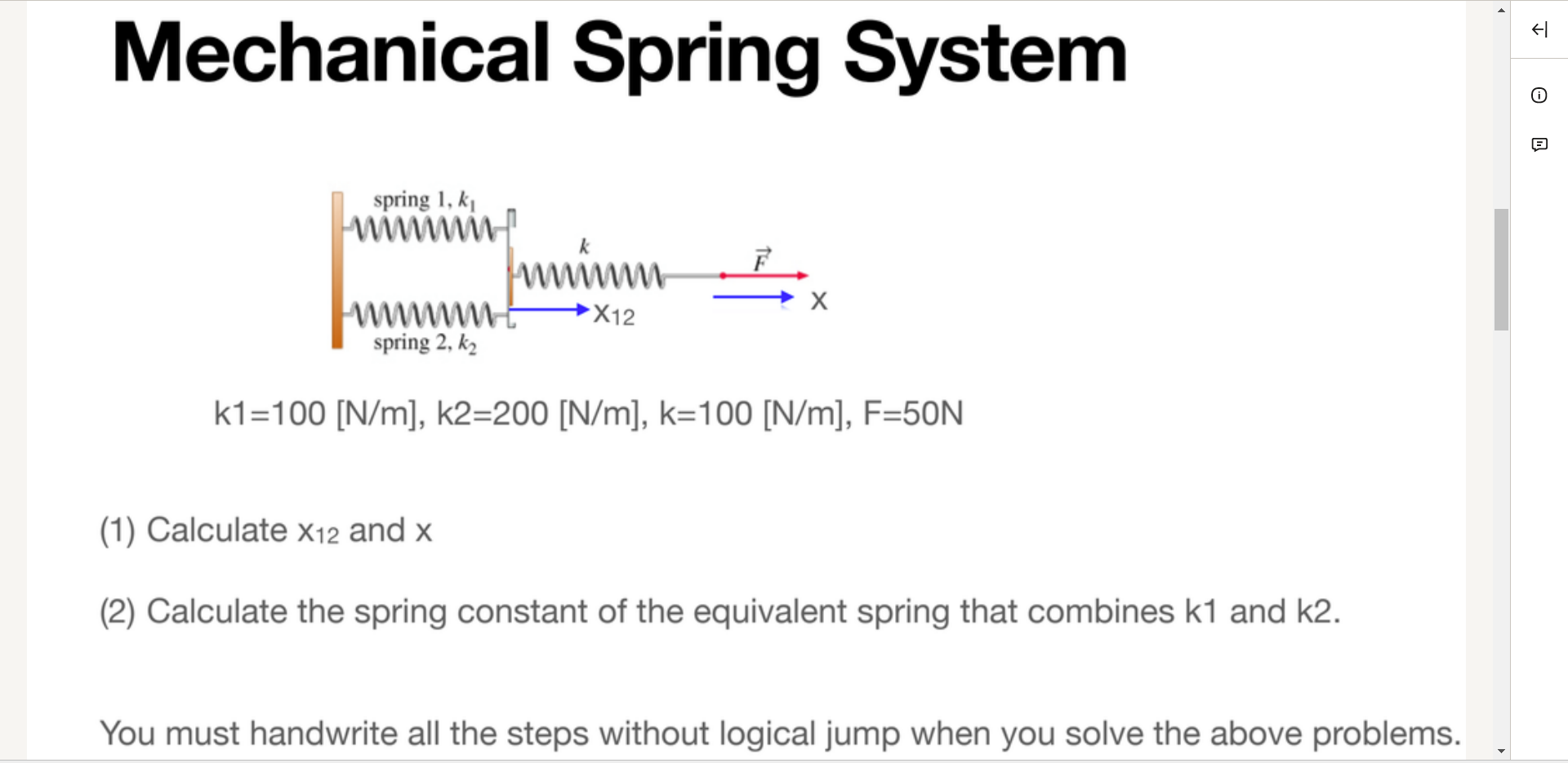 Solved Electrical Circuit (1) Calculate current i1 and i2 | Chegg.com