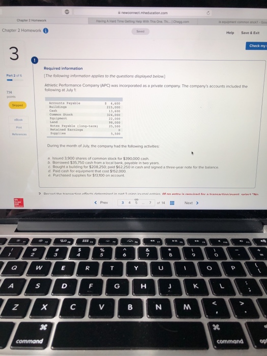Solved Chapter 2 Homework Having A Hard Time Getting Hep | Chegg.com