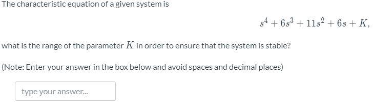 Solved The characteristic equation of a given system is $4 | Chegg.com