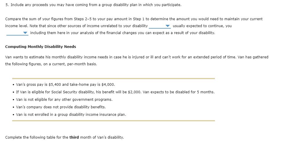 Solved Disability Income Insurance Can Replace Your Earnings 