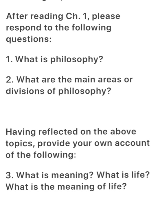 Solved After reading Ch. 1, please respond to the following | Chegg.com