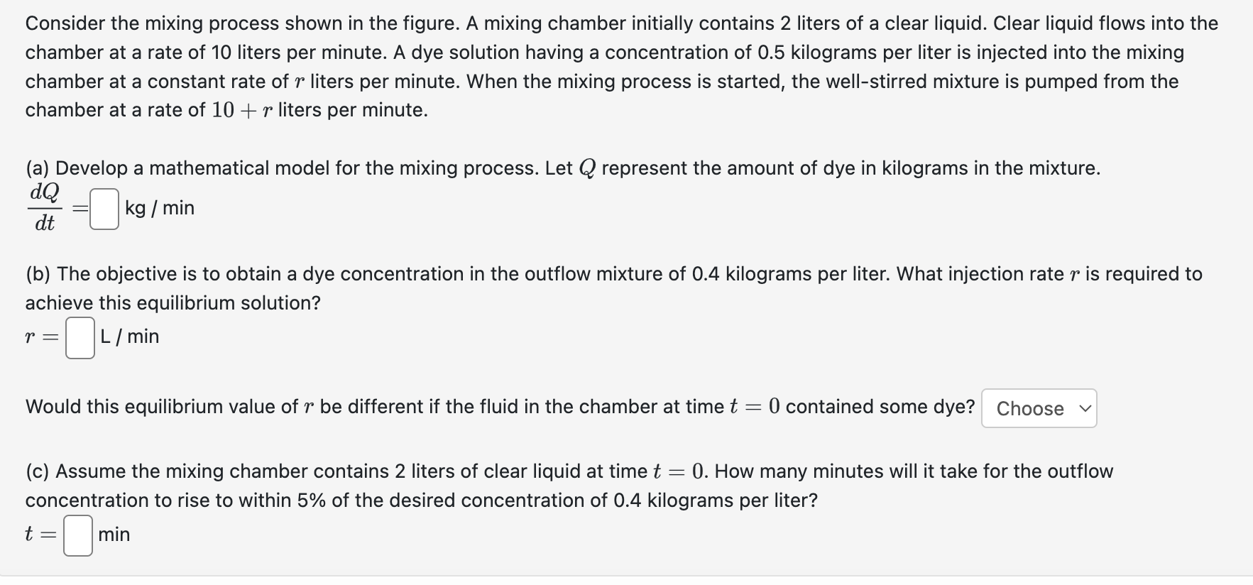 Solved Consider the mixing process shown in the figure. A | Chegg.com