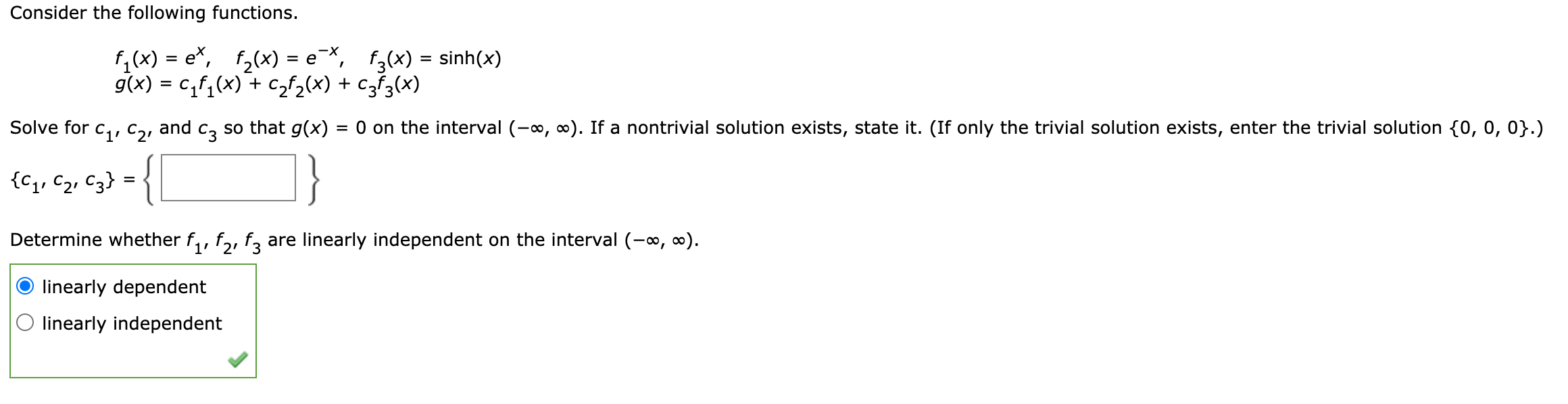 Solved Consider the following functions. f1(x) = 0, f2(x) = | Chegg.com