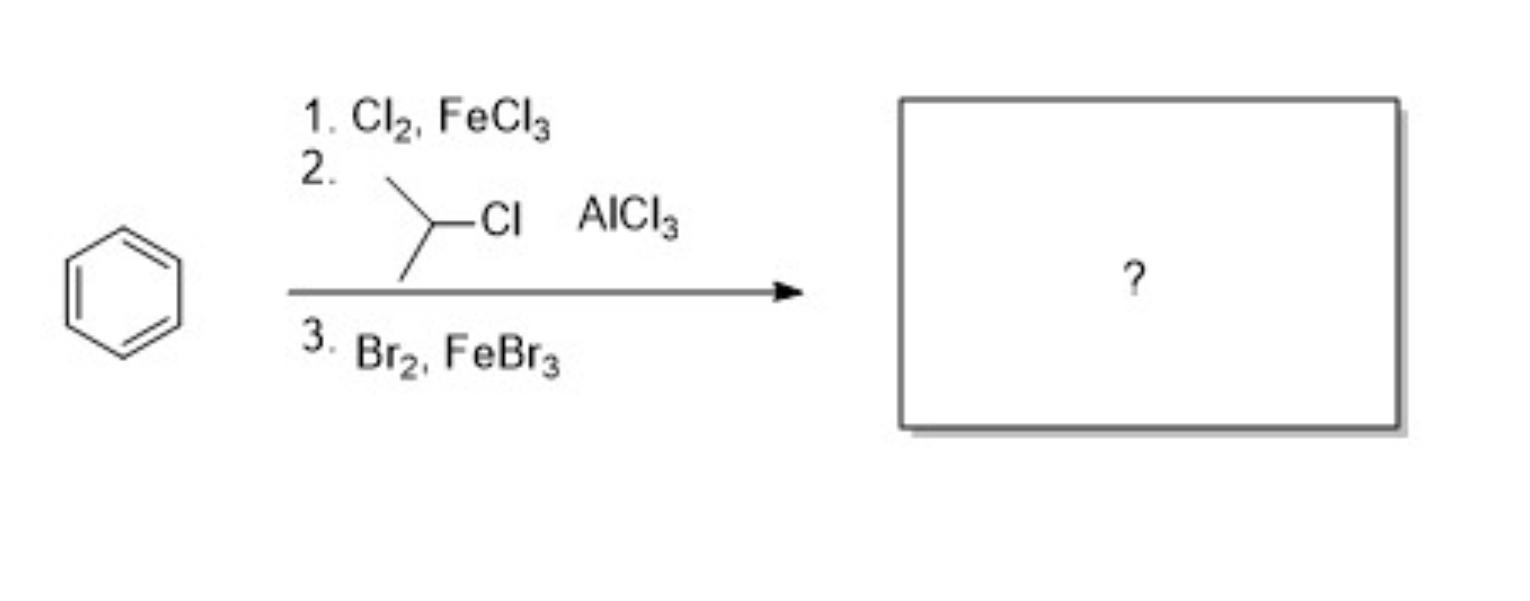 Solved 1. Cl2,FeCl3 ? | Chegg.com