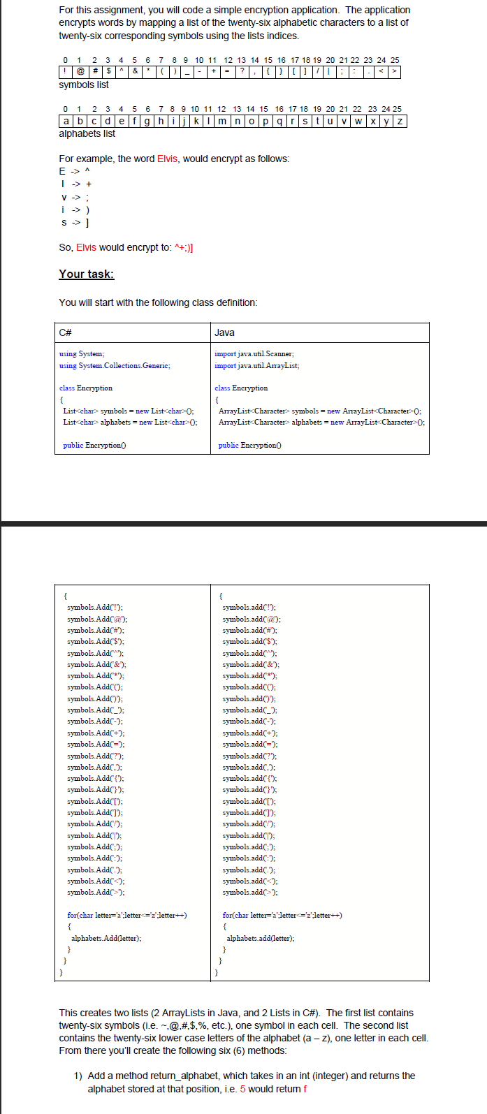 Solved For This Assignment You Will Code A Simple Chegg Com