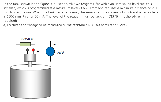 Solved In The Tank Shown In The Figure It Is Used To Mix Chegg Com