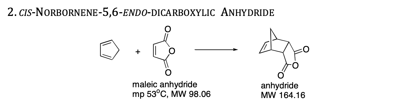 cis norbornene 5 6 endo dicarboxylic anhydride density