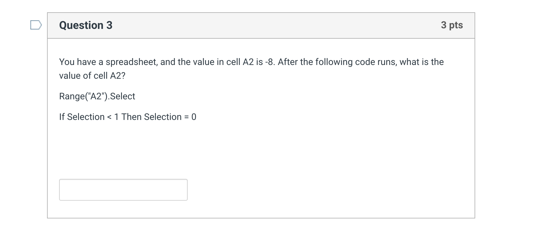 Solved Excel: You have a spreadsheet, and the value in cell | Chegg.com