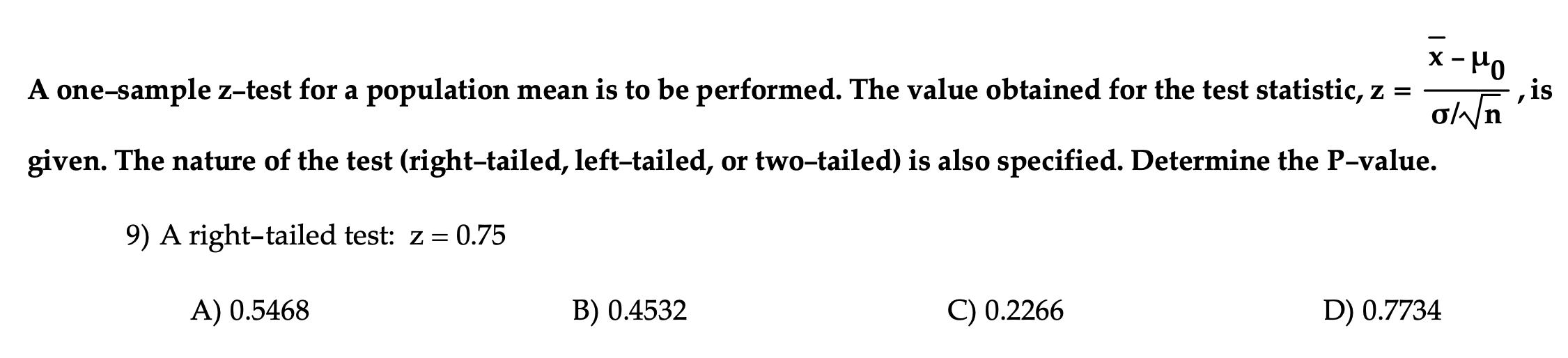 Solved A one-sample z-test for a population mean is to be | Chegg.com