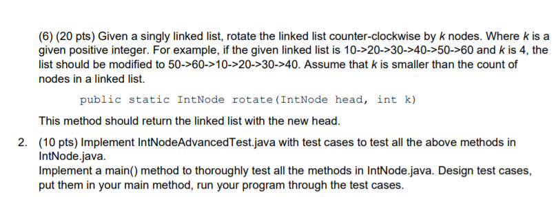 Solved Lab 5: Singly Linked List (advanced) I. Requirements | Chegg.com