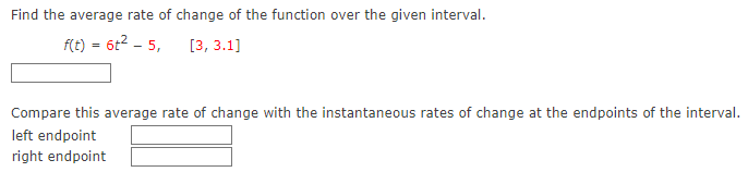 Solved Find the average rate of change of the function over | Chegg.com