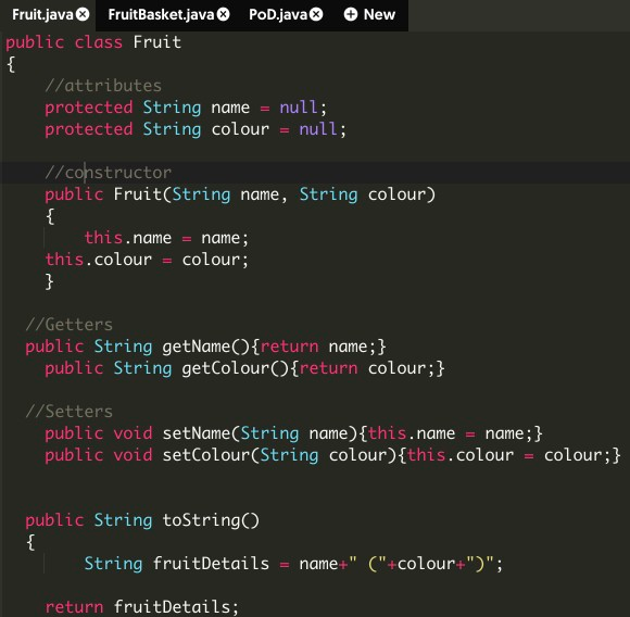 Solved import java.util. *; public class FruitBasket | Chegg.com